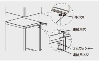 宅配ボックス組立て