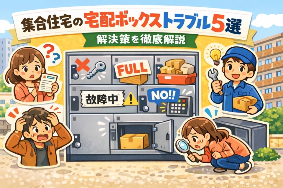 保存版】集合住宅の宅配ボックストラブル5選｜原因と最速の解決策を
